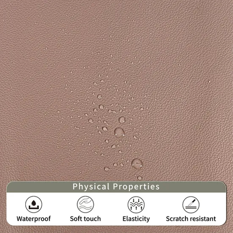 1mm Pink 100% Degradable Eco-Friendly PU Leather