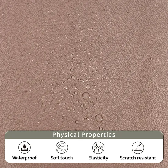 1mm Pink 100% Degradable Eco-Friendly PU Leather