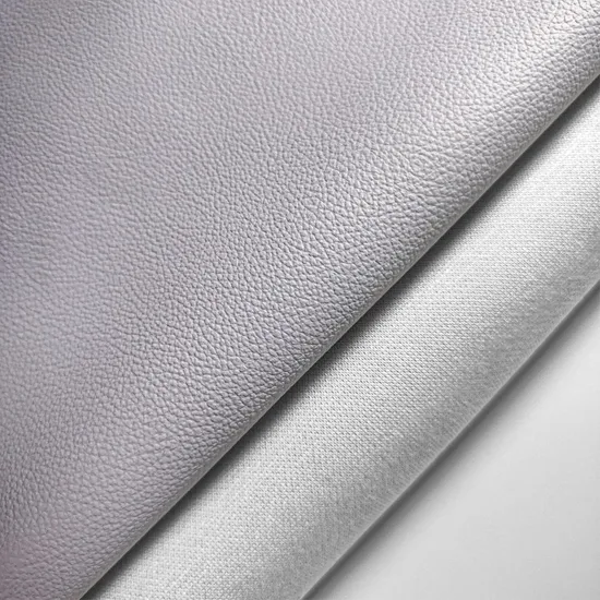 Lavender Eco-Friendly Degradable PU Synthetic Leather