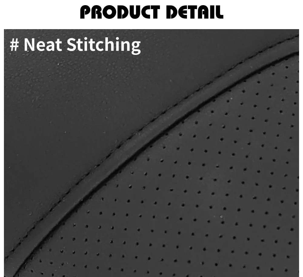 Synthetic Leather Car Neck Pillow Skin-Friendly Faux Leather Headrest