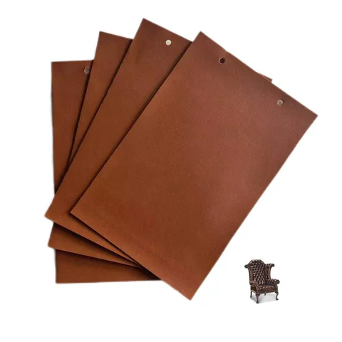 PVC Artificial Leather Classical Sofa Chair 1mm Thickness Tiny Grain Scratch Proof Waterproof