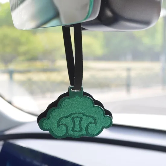 Leather Scent Hanging Designer Faux Leather Hanging Air Freshener Ornament