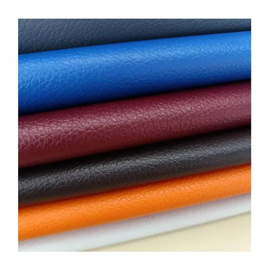 PVC Leather Free Samples Waterproof Recycled Leather Material for Car Seats
