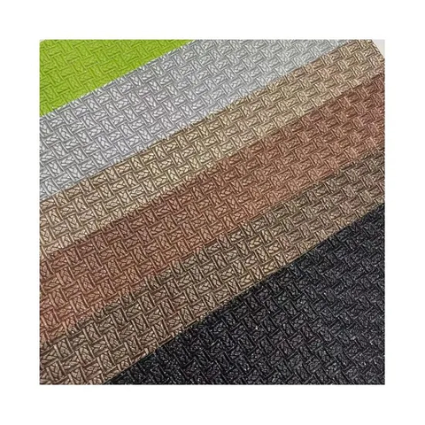PVC Leather 2022 Albrich Shimmer Glitter Fabric Roll Faux Leather Sheets for Hairbows