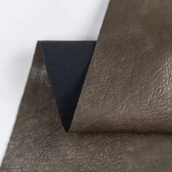 PU PVC High Quality Shoe Leather Synthetic Leather for Cloth Bags Luggage Wallet