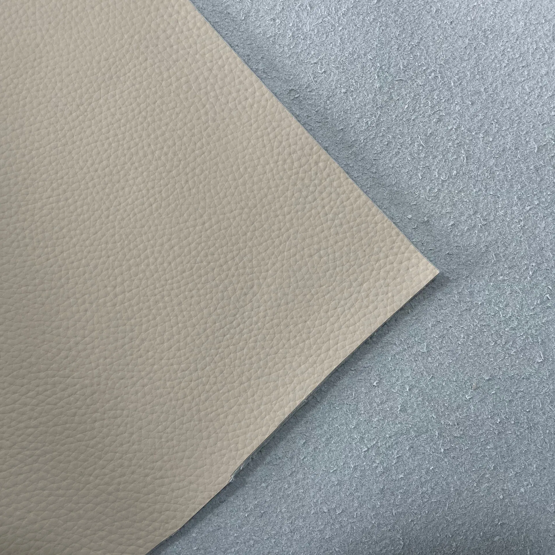 2mm Solvent-Free Silicone Face Eco-Friendly PU Faux Leather for Sofa, Hot Sale Artificial Leather East China Fair A588-5-6