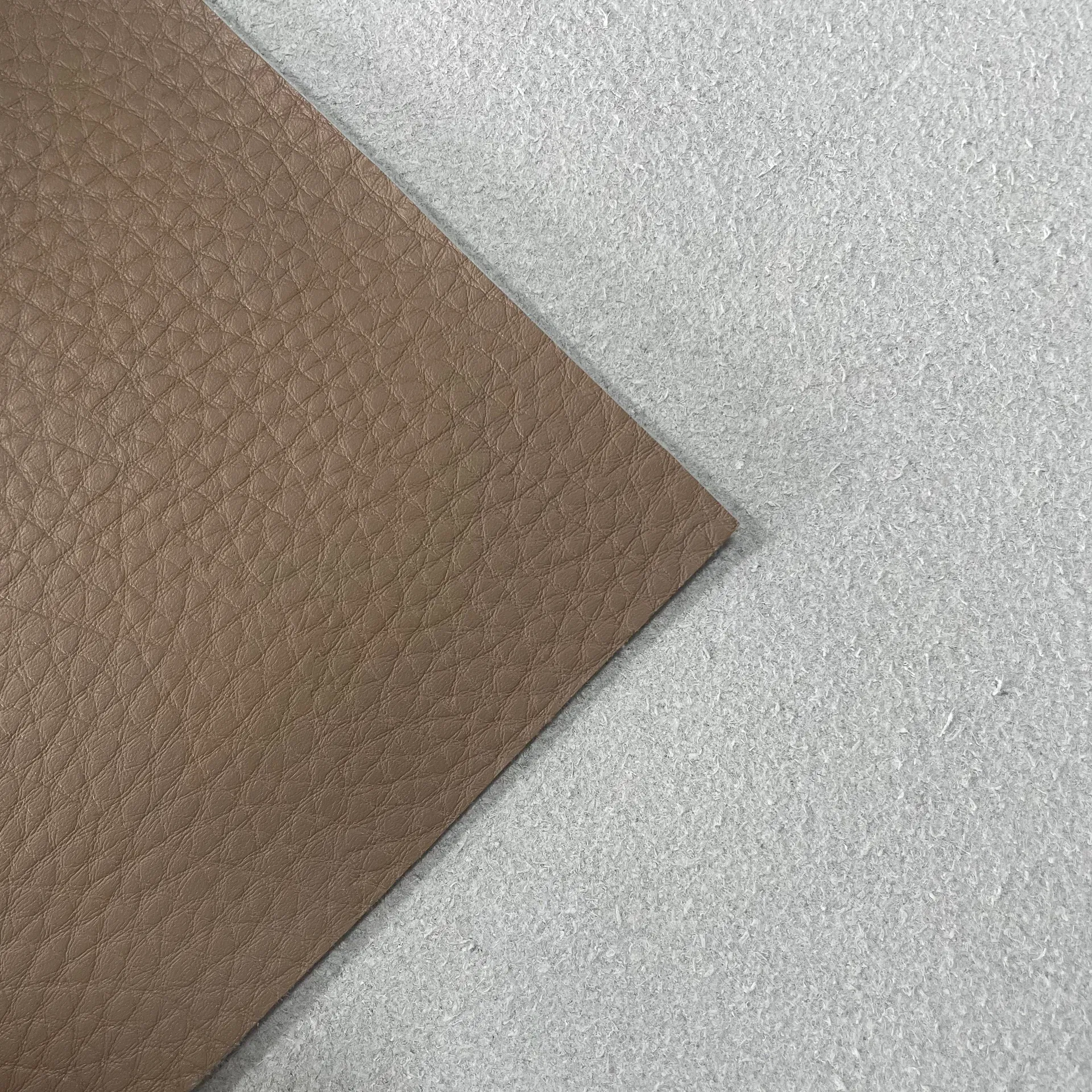 2mm Solvent-Free Eco-Friendly PU Faux Leather for Sofa, Hot Sale Synthetic Leather Material Fabric East China Fair A588-5-4