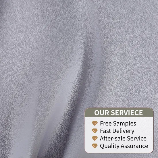 Lavender Eco-Friendly Degradable PU Synthetic Leather