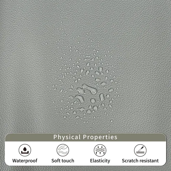1mm Degradable E-Friendly Bio-Based PU Ecological Leather for Car