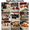 Popular 18inch Decorate Sofa Luxurious Square Leather Pillowcase