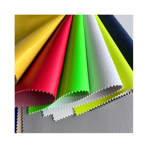PVC Leather High Quality Same Color with Back Imitation Leather Shoes Leather Fabric