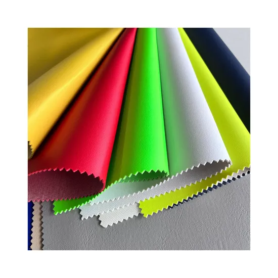 PVC Leather High Quality Same Color with Back Imitation Leather Shoes Leather Fabric