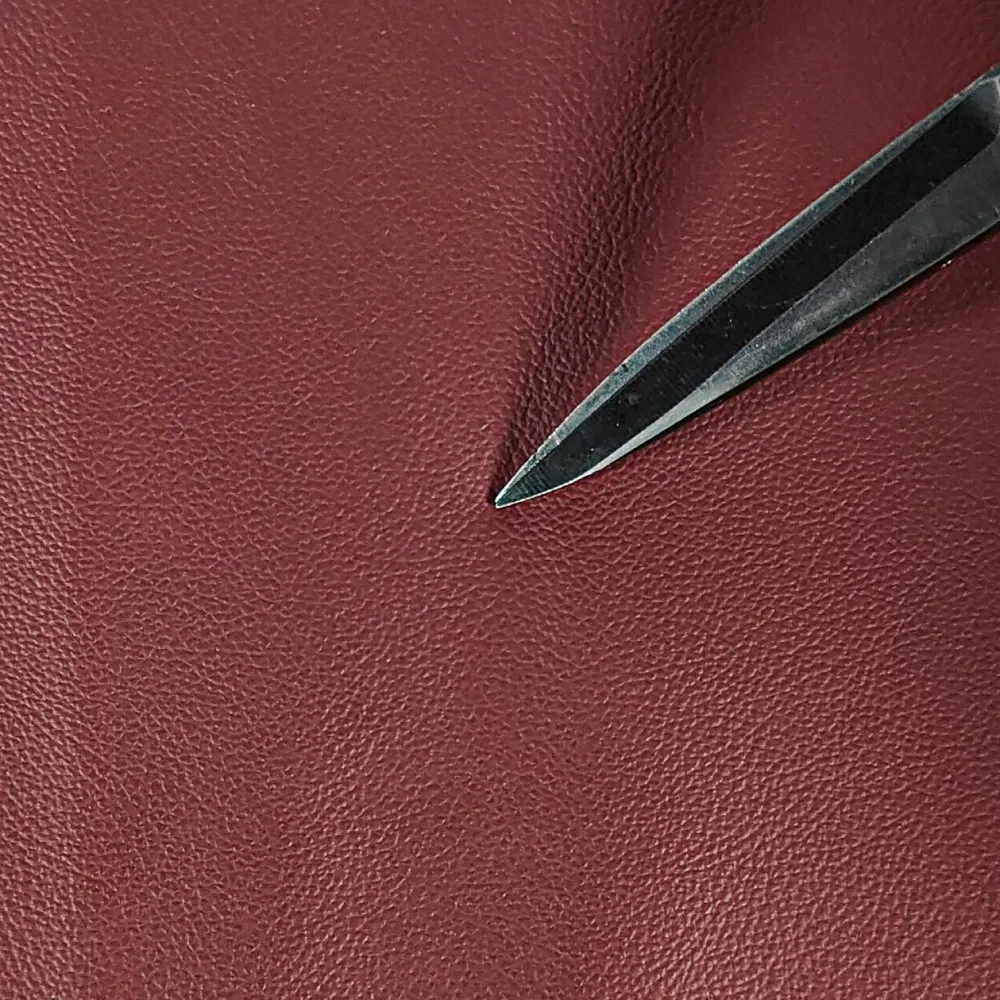 Wine Eco-Friendly Bio-Based PU Rexine Leather