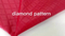 Embroidery Quilted Diamond PVC Synthetic Leather for Car Seat
