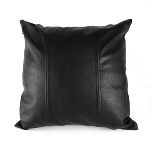 18inch Sofa Pillow Case, Universal Faux Leather Milan Throw Pillowcover for Home Decoration