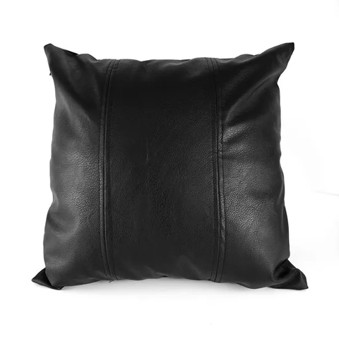 18inch Sofa Pillow Case, Universal Faux Leather Milan Throw Pillowcover for Home Decoration