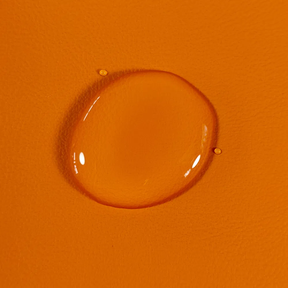 Ready to Ship 0.8mm Orange Stocklot Synthetic Leather for Automotive Seats