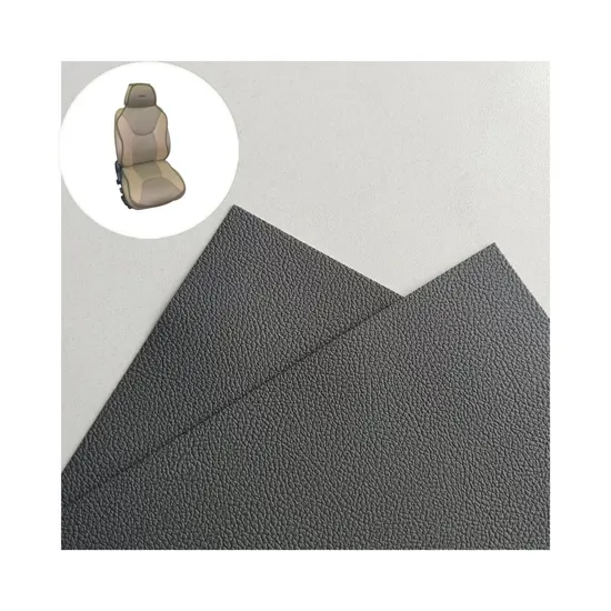 PVC Artificial Synthetic Leather for Car Decoration Auto Tiny Grain 0.7mm French Terry Backing