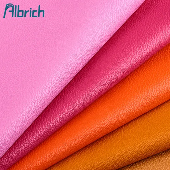 PVC Furniture Artificial Leather Fabric Leather for Upholstery Sofa, Case, Bag and Handbag