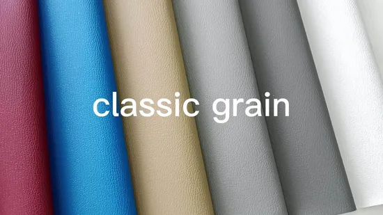 Synthetic Leather Hot Sale Colorful Faux Embossed Artificial Fabric for Car Upholstery