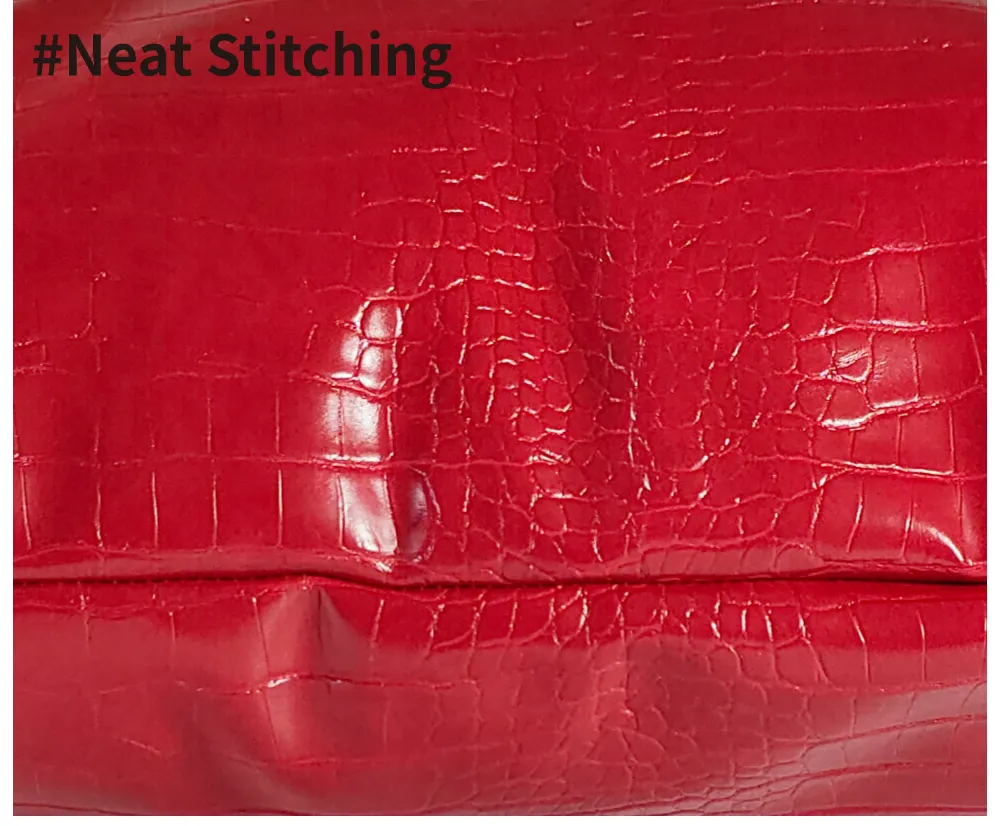 18 Inch Red Crocodile Pillow Case for Sofa Home Hotel