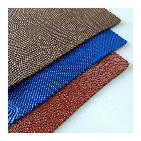 PVC Synthetic Fabric PVC Leather Roll for Ball 1.8mm Thickness Knitted Backing