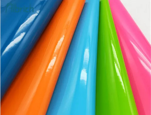 PVC Leather Portugal Imported Patent Fabric PU Leather for Bags Mat
