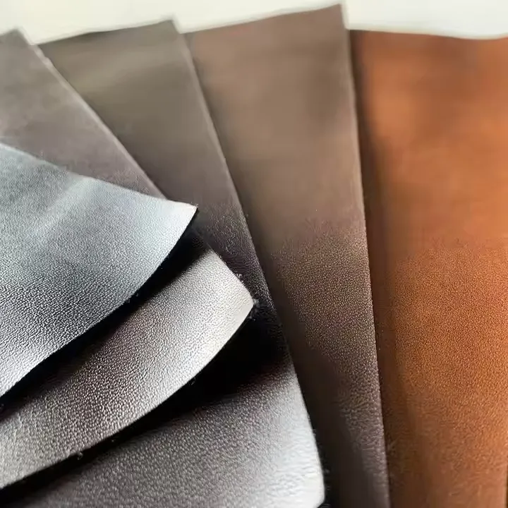 Wholesale Synthetic PU Leather Rexine Shoe Material Upholstery Fabric for Bags Faux Leather Wh548 East China Fair