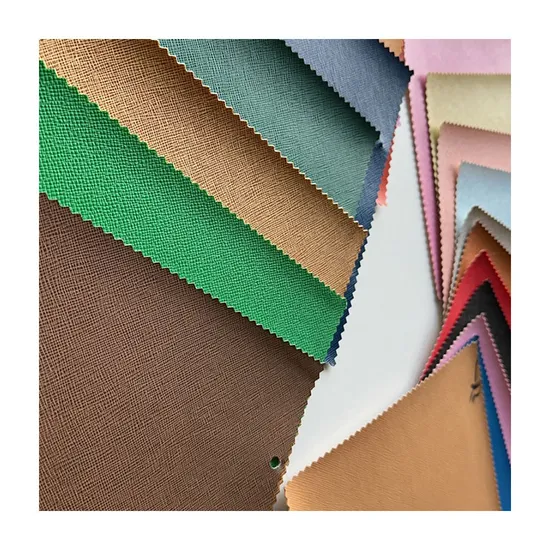 PVC Leather Factory Price High Quality Stain Resistant Leather Material for Bags, Hot Sale Waterproof Environmental Faux Leather