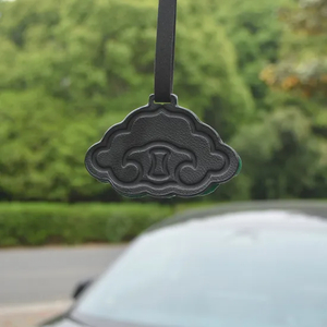Leather Scent Hanging Designer Faux Leather Hanging Air Freshener Ornament