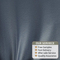 1mm Dark Blue Bio-Based PU Faux Leather for Car