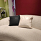 Fashionable18inch Luxury Living Room Sofa Beige Pillow Case, Waterproof Faux Leather Throw Pillow Covers for Sofa or Chair