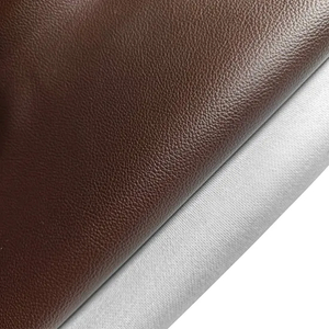 1mm High Quality Dark Brown PU Leather for Car Seat