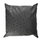 Premium 18inch Luxury Living Room Sofa Black Pattern Pillow Case, Durable Faux Leather Throw Pillow Coyers for Sofa or Chair