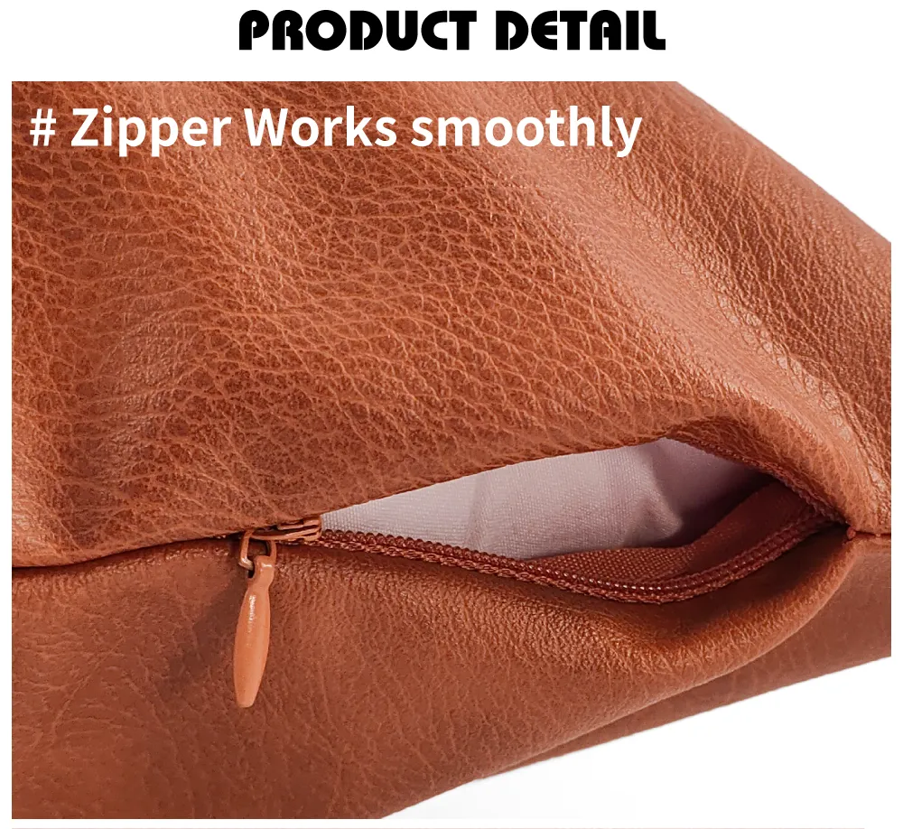 18 Inch Luxury Artificial PVC Leather Throw Pillow Case for Hotel, Wholesale Decorative Sofa Square Cushion Cover for Home