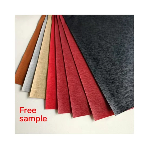 Lichi Grain Synthetic Leather Faux Fabric PVC Rexine Leather Roll for Car Seats Upholstery