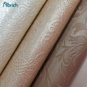 Top Selling Embossed PVC Decorative Artificial Leather for Wallpaper Material